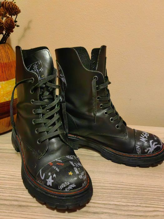 Боти, естествена кожа, 38 номер