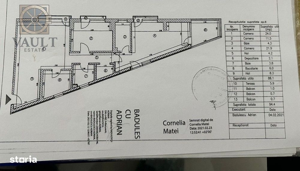 Apartament 3 Camere - Mobilat/Utilat - Fundeni