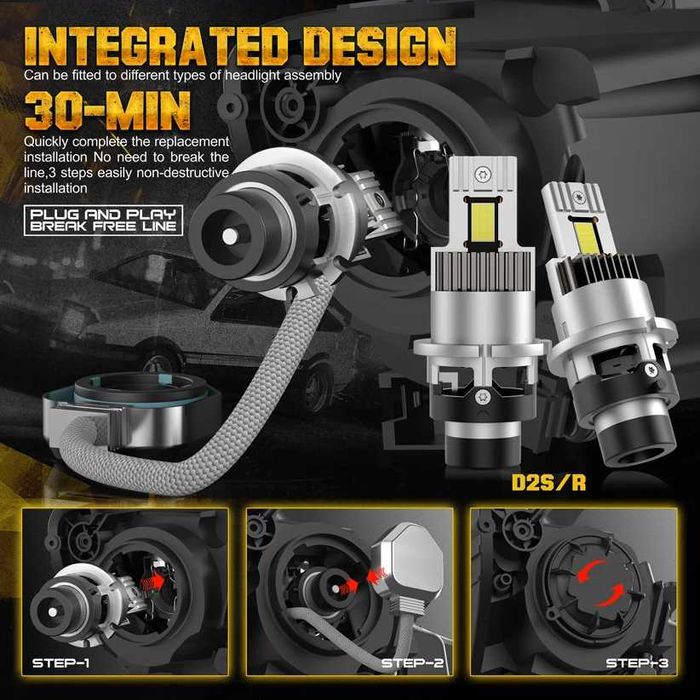 LED крушки D2S за директен монтаж