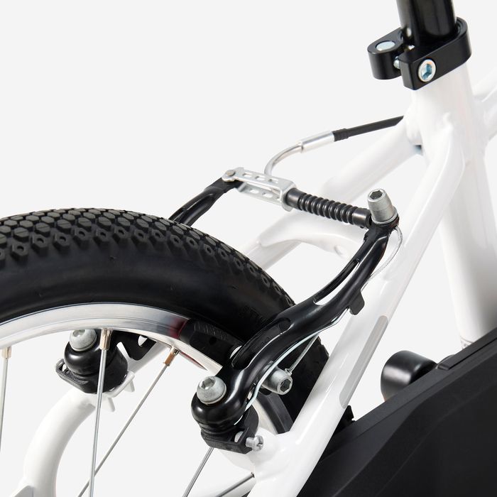 Bicicletă 16 inch 4-6 ani Discover 100 Alb - (SecondHand) Decathlon