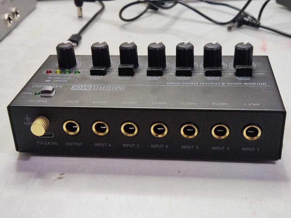 Мини микшер, линейный аудио микшер MICROMIX MIX600