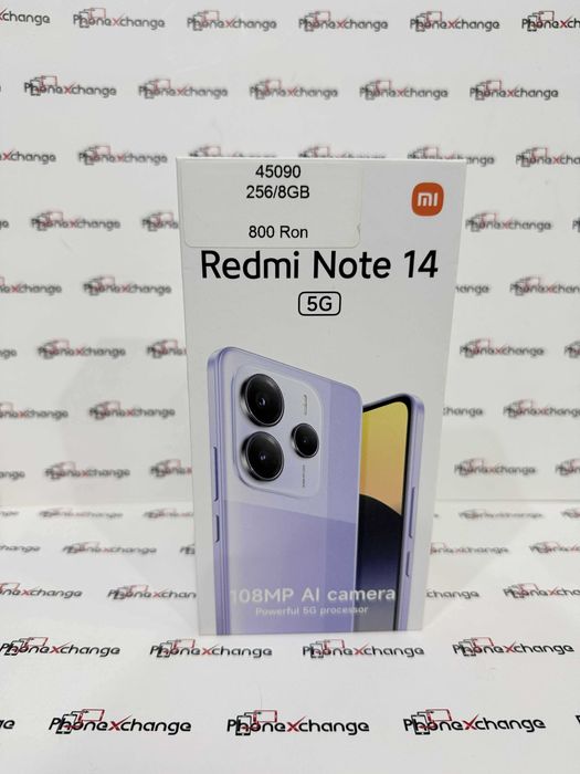 Redmi Note 14 5G Black 256/8GB NOU