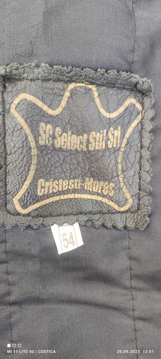 sacou piele marimea 54