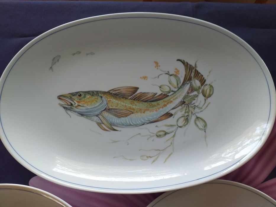 Ретро сервиз с риби
