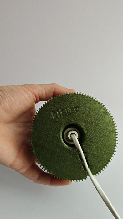 Aura Ripple Lamp – Lampă 3D printed, design parametric, bec inclus