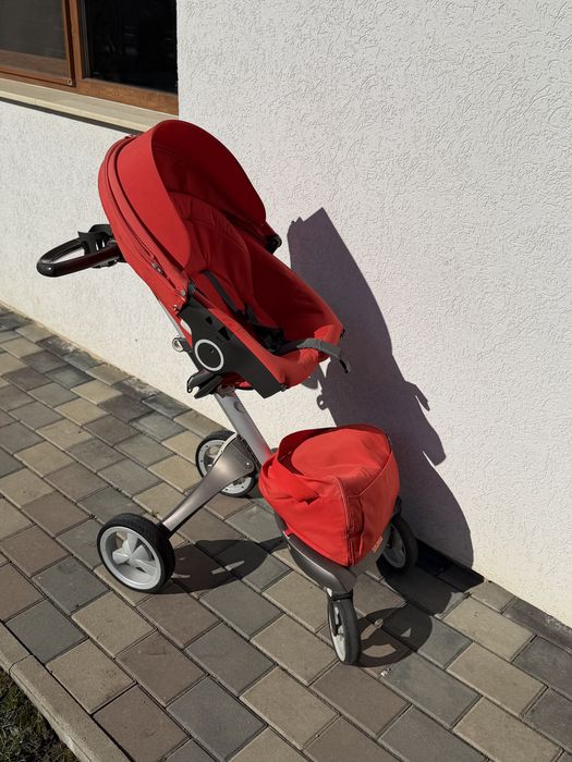 CARUCIOR  STOKKE Xplory 3 in 1  + Scaun auto+ baza fixare Isofix