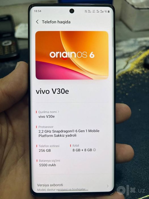 Telefon nomi Vivo V30e