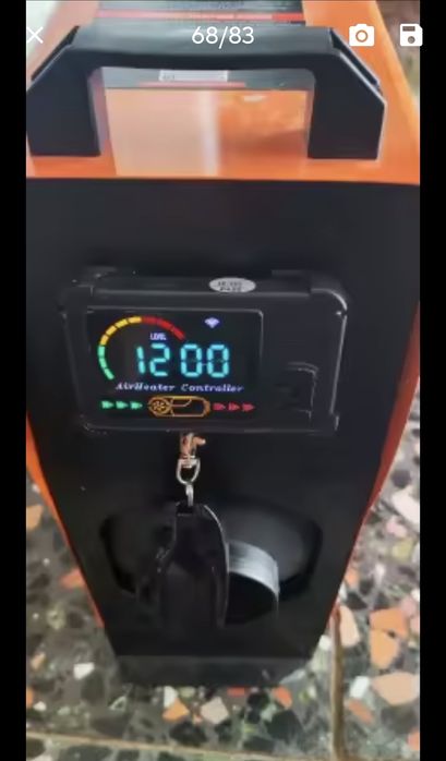 Incalzitor portabil, Sirocou Webasto VEVOR 8KW 12v, control Bluetooth