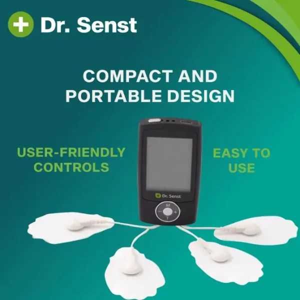 Aparat De Masaj Cu Electrostimulare Pentru Fizioterapie si Electroterapie, Intensitate reglabila, Functie Stimulator Muscular, Display Digital , NOU