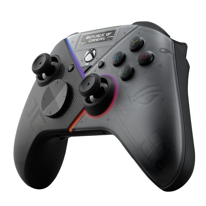 Controler Gaming ASUS ROG RAIKIRI PRO, Afisaj OLED,Conectivitate Tri-Mod, PC Si Xbox, Negru,sigilat