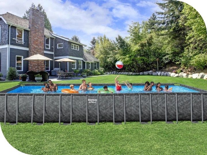 Нов! Лукс! Плувен басейн Bestway  732/366/132 см. Гаранция от склад!