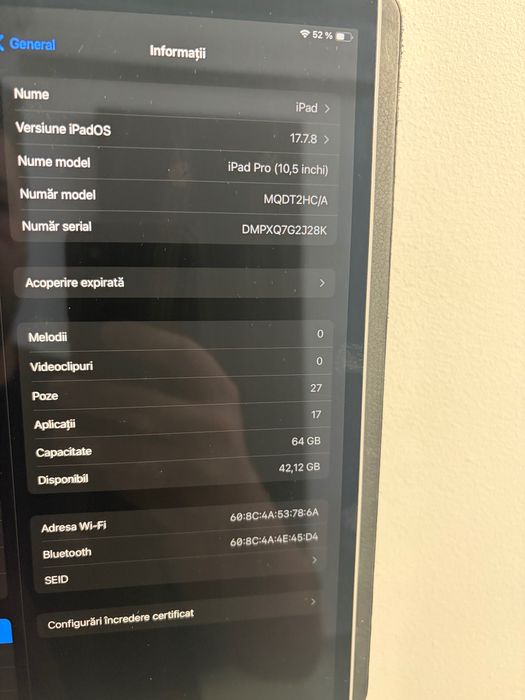 Tabletă iPad  10.5 inch