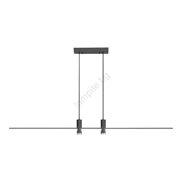 LED Пендел LED/19W/230V 4000K черен