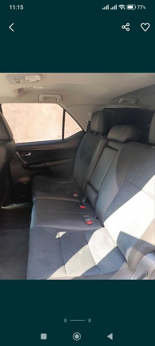 Toyota Fortuner 4х4 Белый жемчуг.