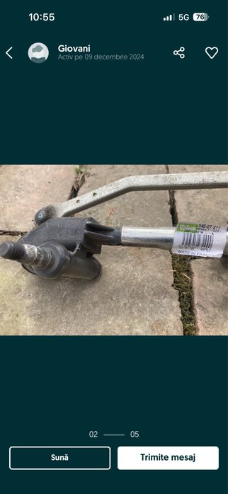 Mecanism+motor stergatoare Laguna 3, 2010