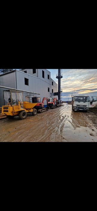 Prestări servicii Excavări demolari sapaturi excavator dumper bobcat