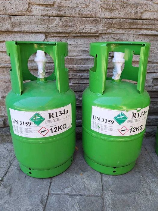 Butelie de agent frigorific R134a,  capacitate de 12 kg,pret valabil cu butelie la schimb