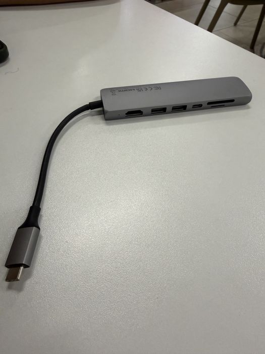 USB-C адаптер Satechi Slim Multiport с Ethernet