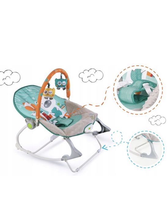 Бебешка люлка шезлонг, Ricokids