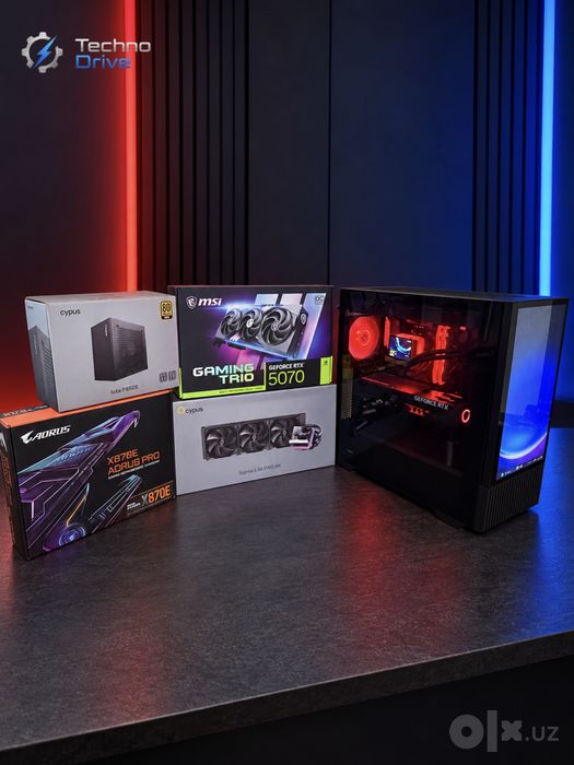 !Мощный Игравой ПК — RYZEN 9 9900X3D + RTX 5070