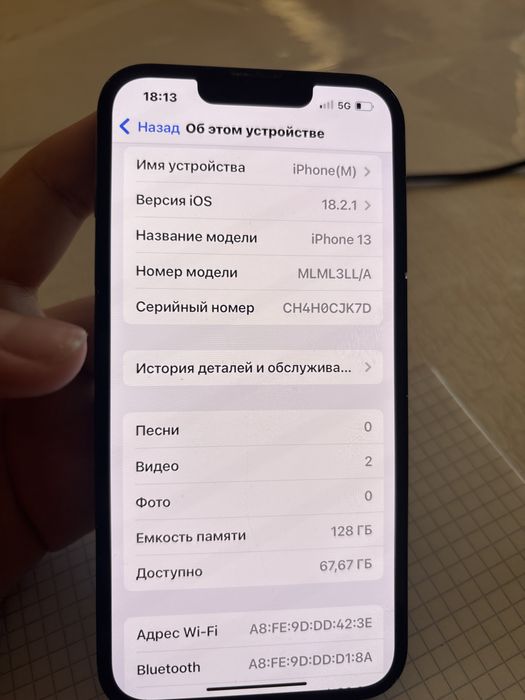 Iphone 13 128гб .