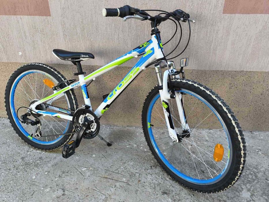 Алуминиев детски велосипед 24 цола Cross