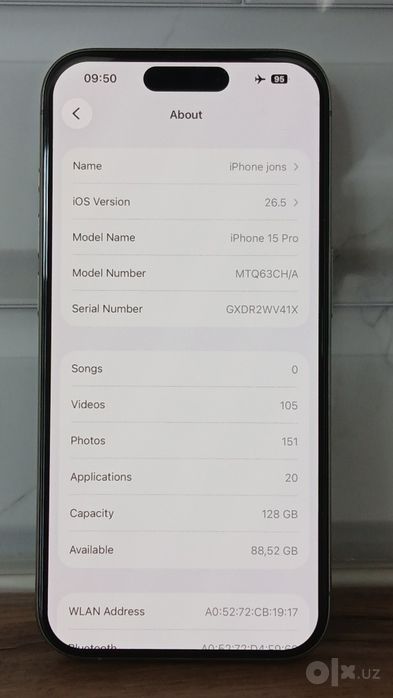 Iphone 15 pro 128GB