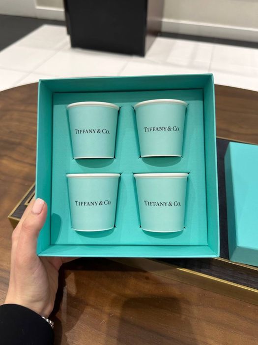 Чашки для эспрессо Tiffany & CO. In Bone China