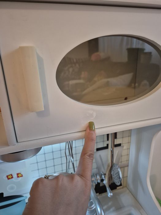 Bucatarie copil alba lemn