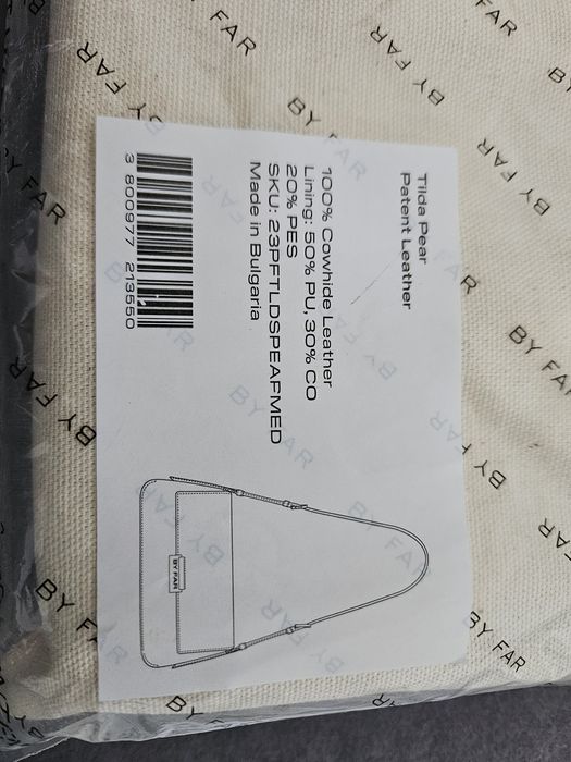 BY FAR TILDA black/pear