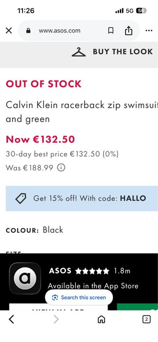 Calvin Klein цял чисто нов бански