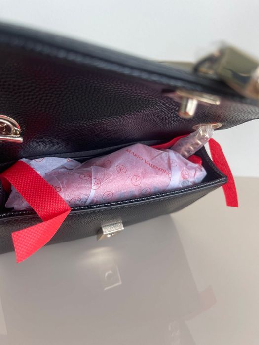 Valentino By Mario Valentino Divina Мини Клъч дамска чанта - черна