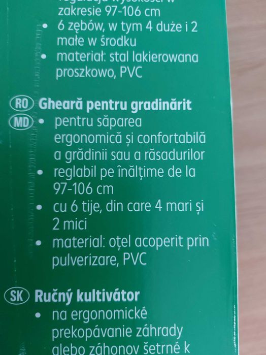 Gheara / freza pentru gradinarit