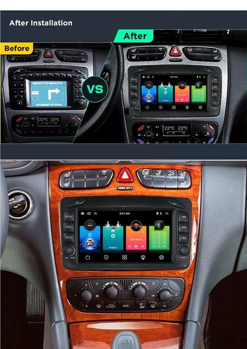 Android для W210 W209 ML W168