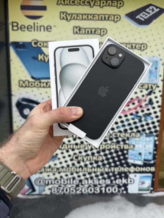 Apple 15 128  0 циклов заряда