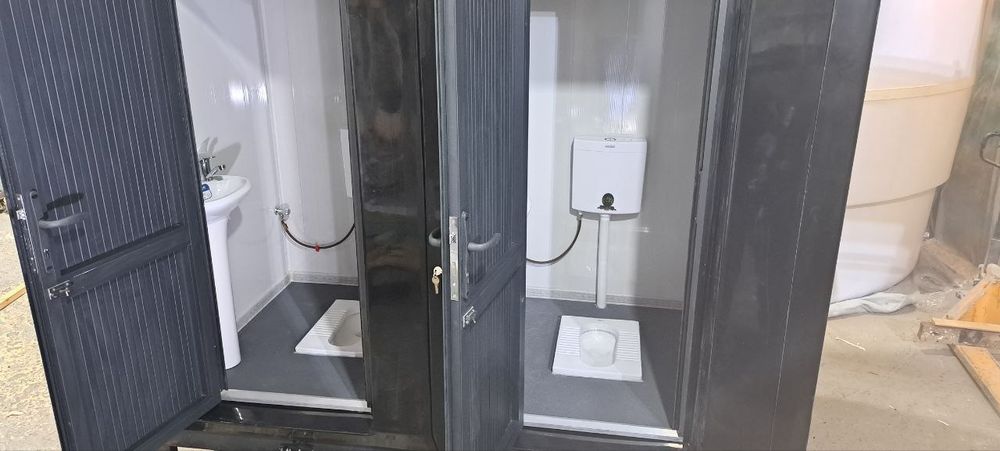 Био туалет утеплённый с раковиной