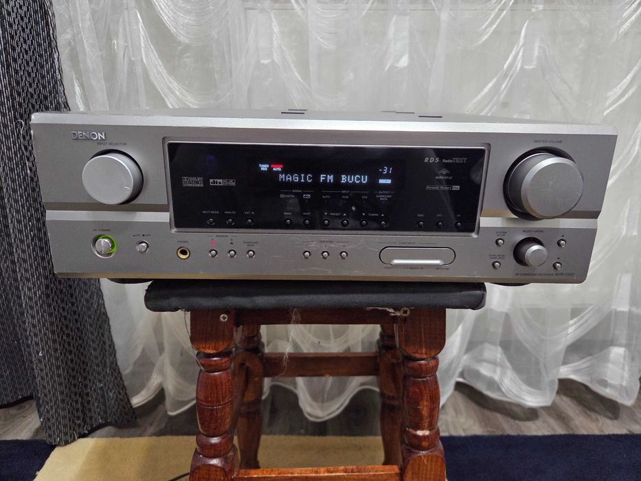 Amplificator Audio Denon AVR-1507 cu DEFECT doar Stereo sau 7 CH Direct Statie Audio Amplituner