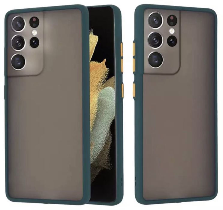 Husa Samsung S21/S22/S23/S24/S25 Plus Ultra Spate Plastic + Silicon