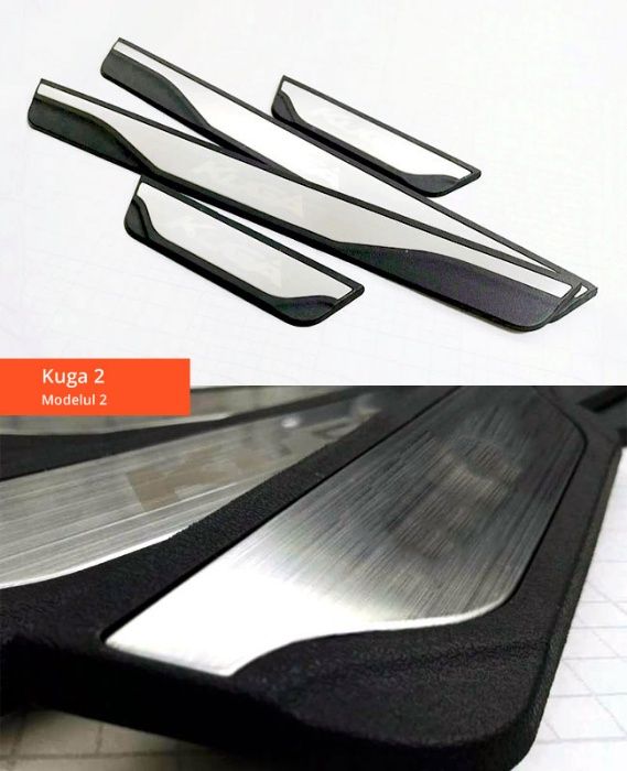 Ornamente / protectii INOX praguri - Ford Focus, Fiesta, C-Max, Kuga 2