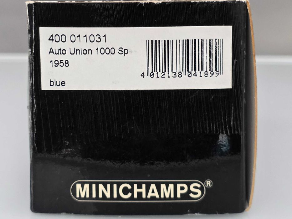Macheta Auto 1/43 Minichamps Auto Union 1000 Sp Roadster 1958