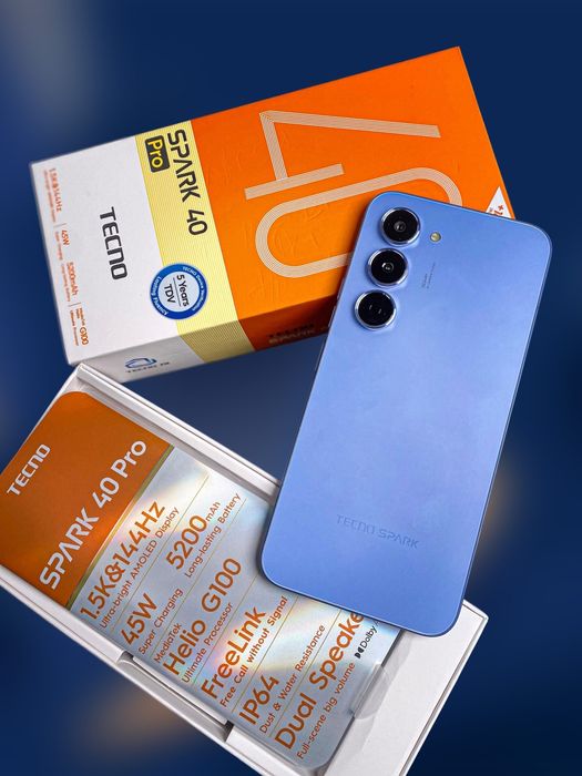 YENGI ! Tecno Spark 40 Pro (8+8/256Gb) | Dostavka | Garantiya !