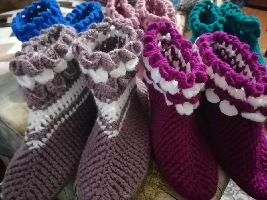 Ръчно плетени Ботита