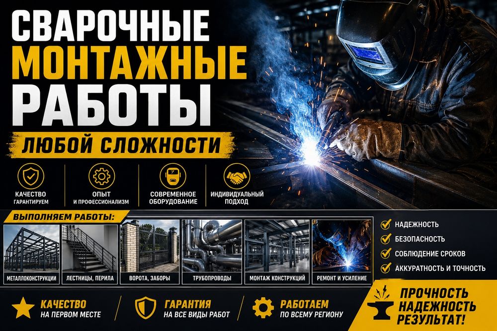 Сварочно монтажные работы