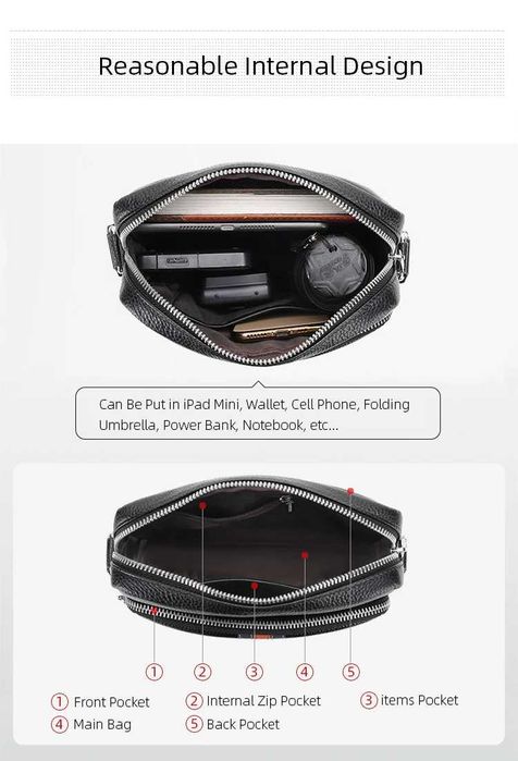 Мъжка чанта през рамо YUESKANGAROO