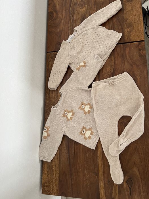 Set zara bebelusi 3/6 luni (bluze + pantaloni)