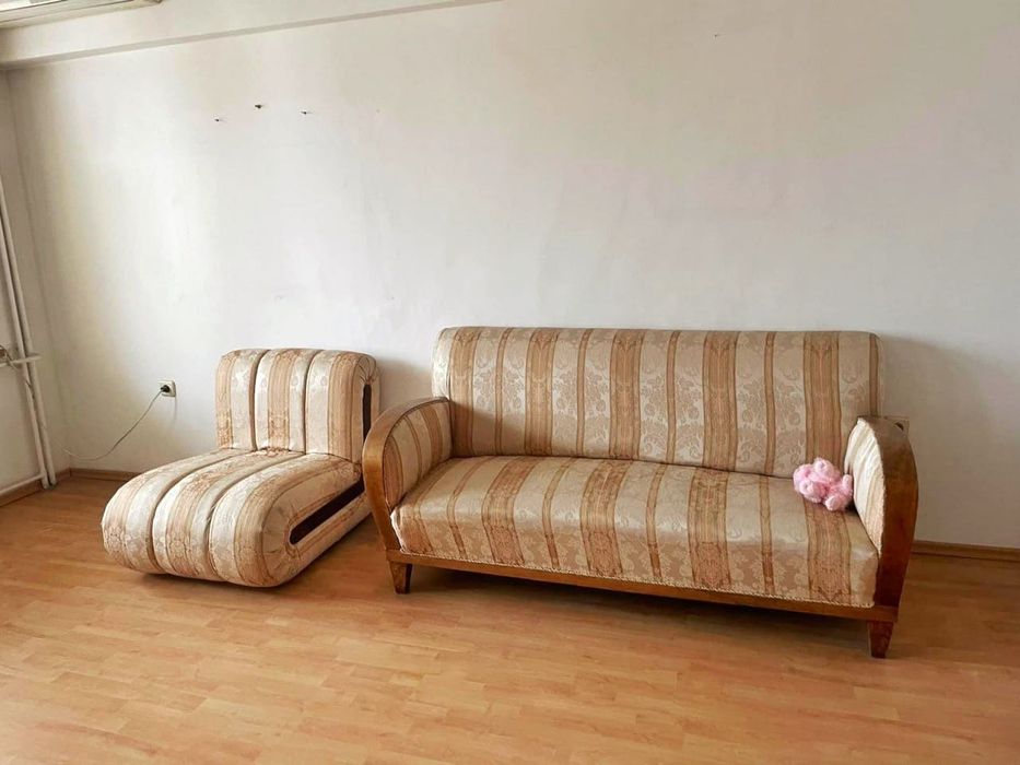 Ретро Диван и 3 Кресла
