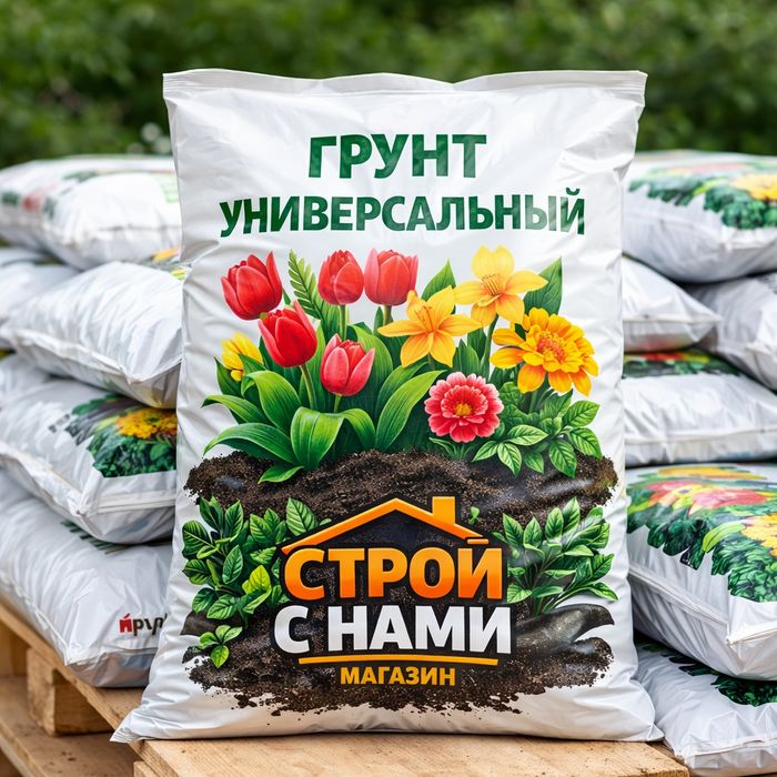 Грунт универсальный, рассада, земля