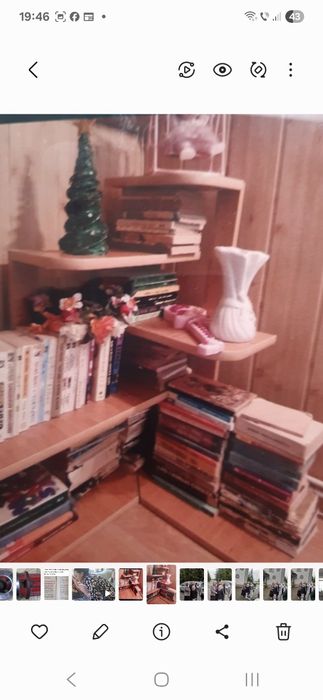 Etajera de colț 120/125 cm