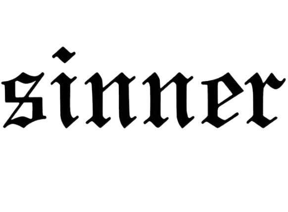 Стикер "Sinner"*