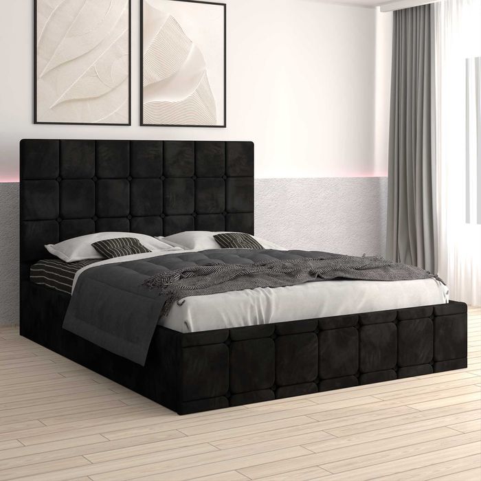 Pat tapițat Elias, toate dimensiunile disponibile si toate culorile